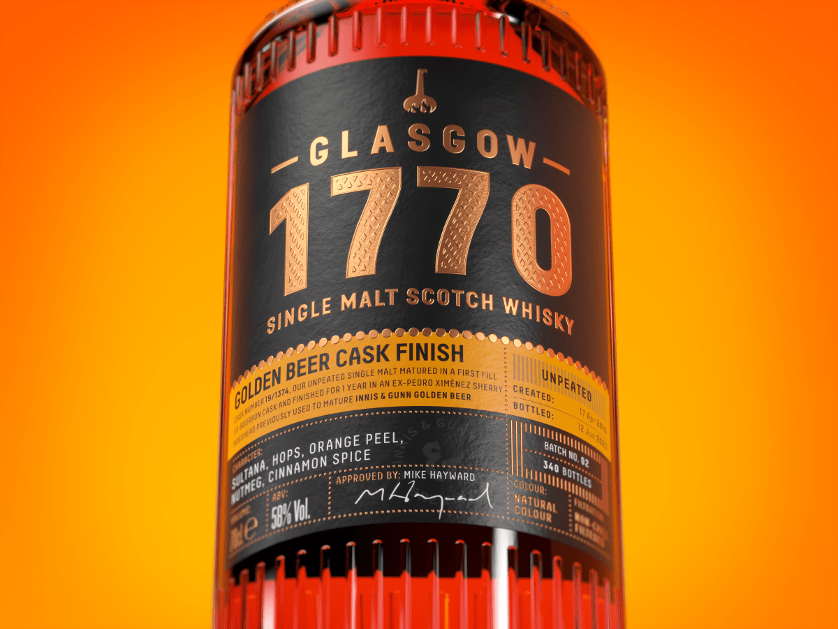 Glagsow 1770 Golden Beer Cask Finish Batch 02